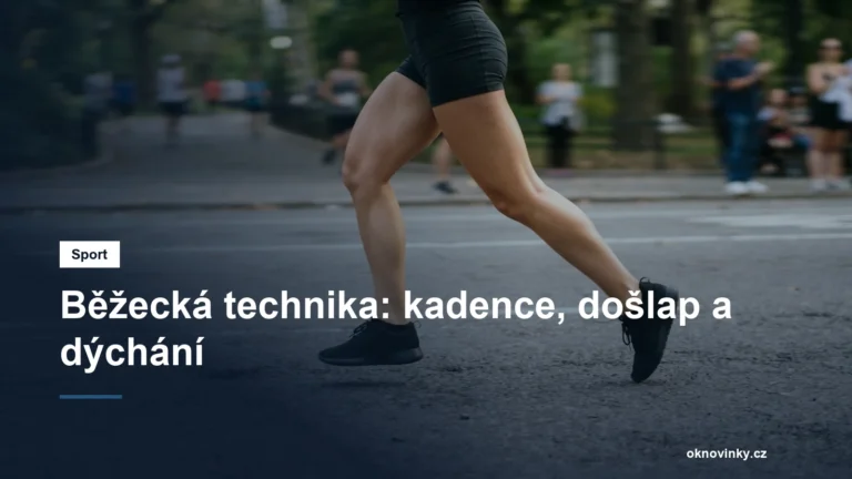 Detail nohou běžce při došlapu na asfaltu