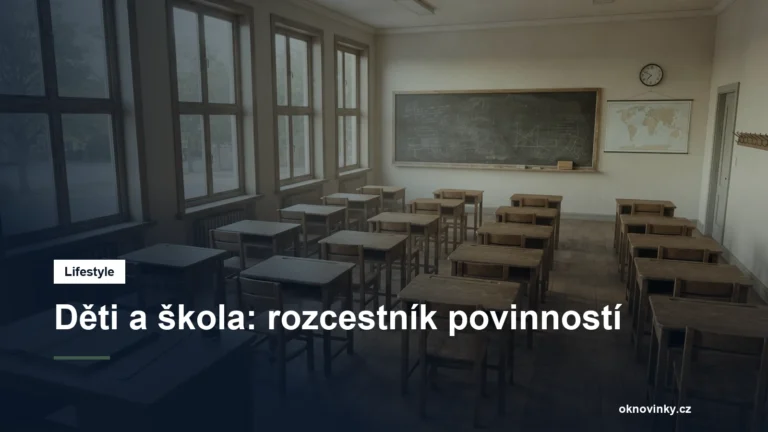 Děti a škola: rozcestník povinností