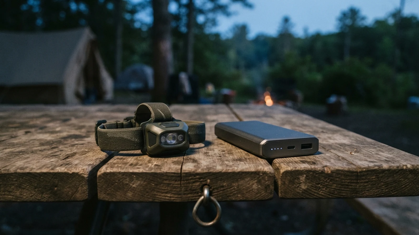 Elektřina a světlo v kempu: počítá se ve watthodinách
