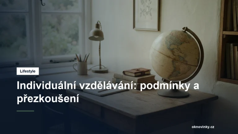Individuální vzdělávání: podmínky a přezkoušení