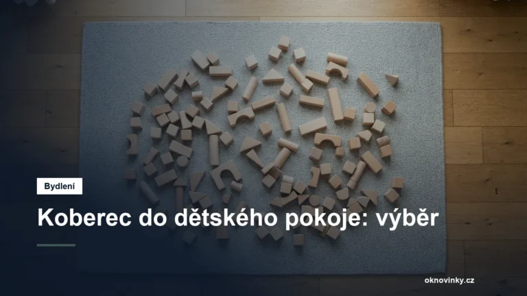Koberec do dětského pokoje: výběr