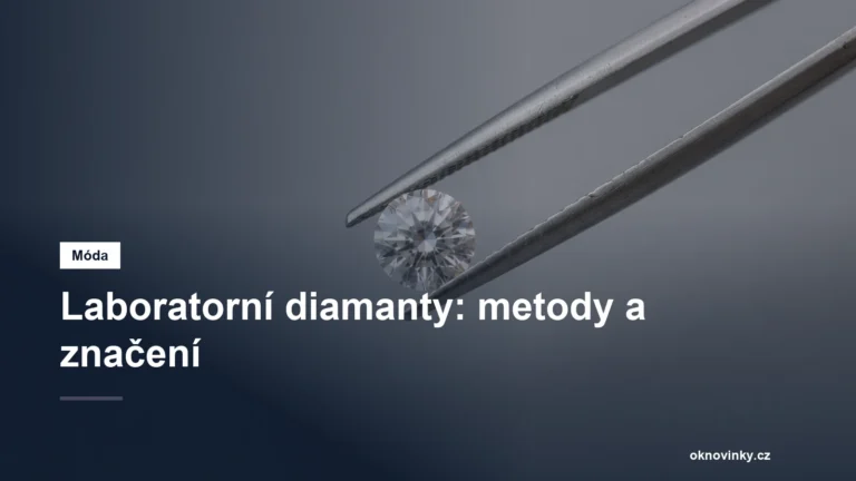Laboratorní diamanty: metody a značení