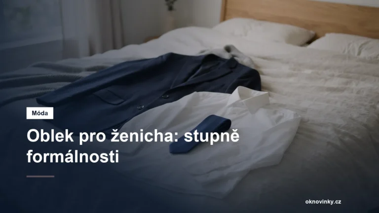 Oblek pro ženicha: stupně formálnosti