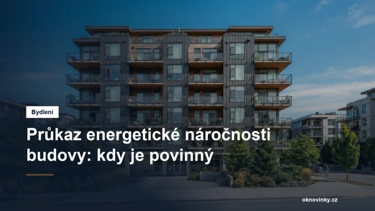 Bytový dům s novou fasádou