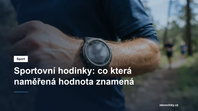Sportovní hodinky na zápěstí běžce