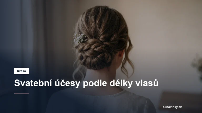 Svatební účesy podle délky vlasů