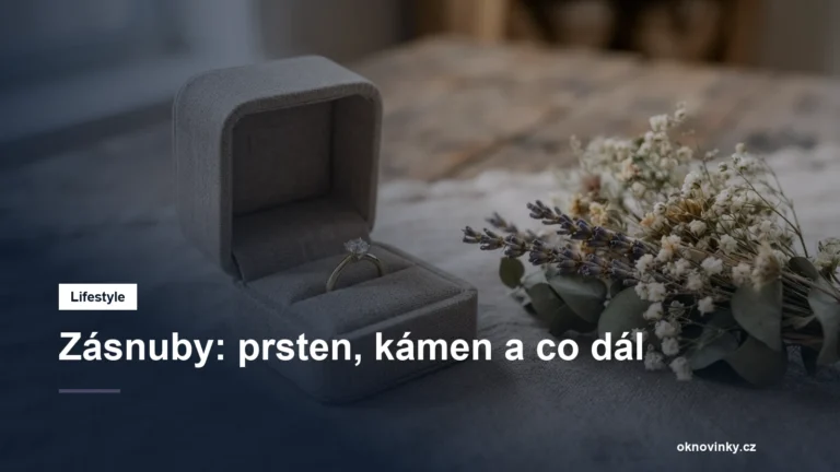 Zásnuby: prsten, kámen a co dál